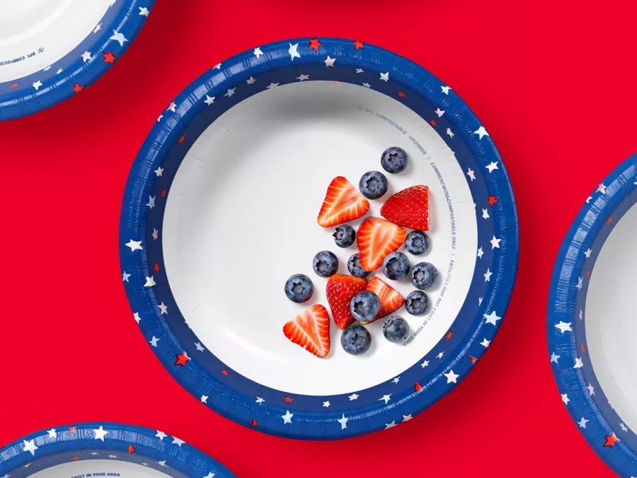 Disposable Bowls with Stars