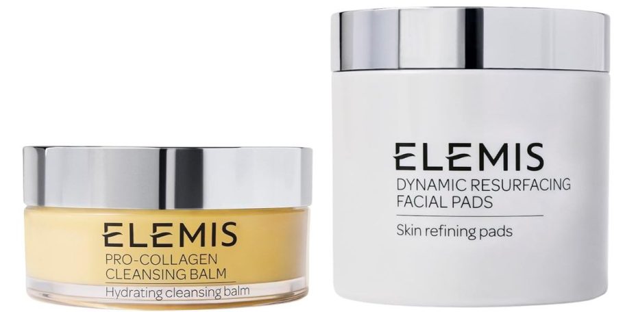 ELEMIS Pro-Collagen Cleansing Balm Makeup Remover and Dynamic Resurfacing Facial Pads