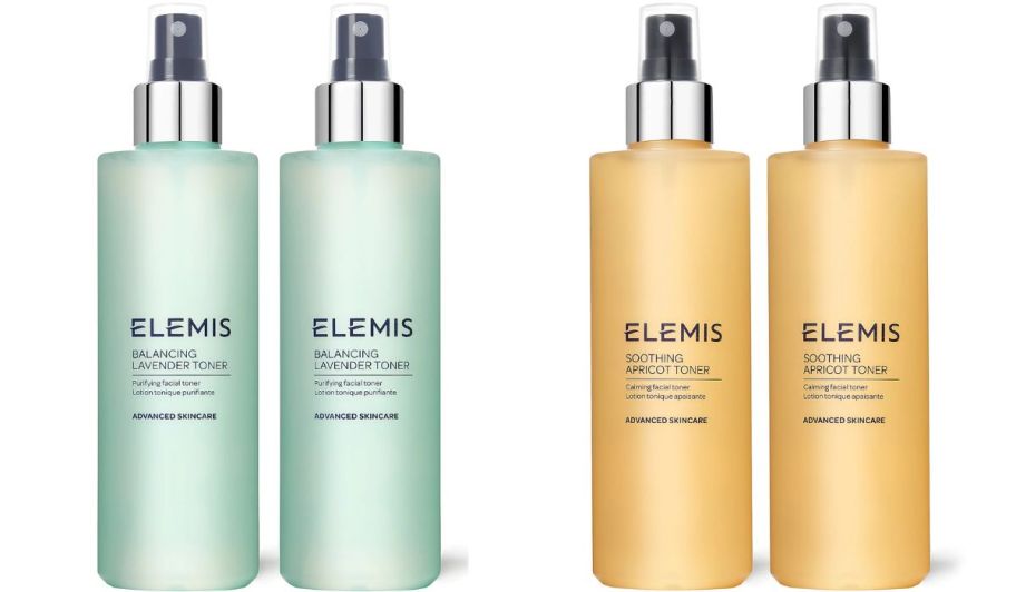 two different Elemis toners