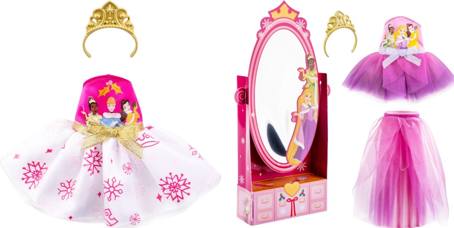 disney princess elf on the shelf dresses