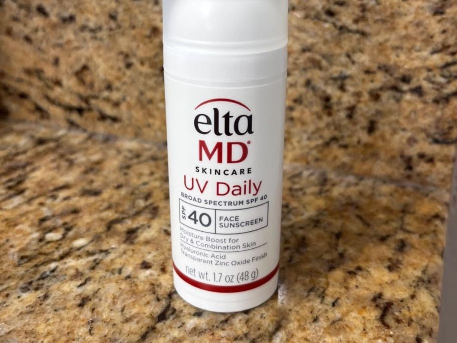 EltaMD UV Daily SPF 40 Face Sunscreen Moisturizer 1.7oz w/ Zinc Oxide on counter