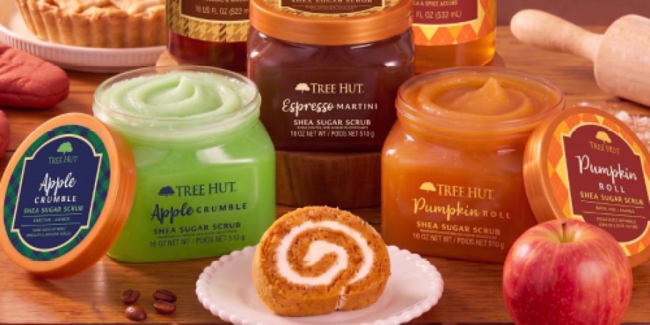 Tree Hut’s New Fall Collection Is Here With Pecan Brûlée, Apple Crumble, & More