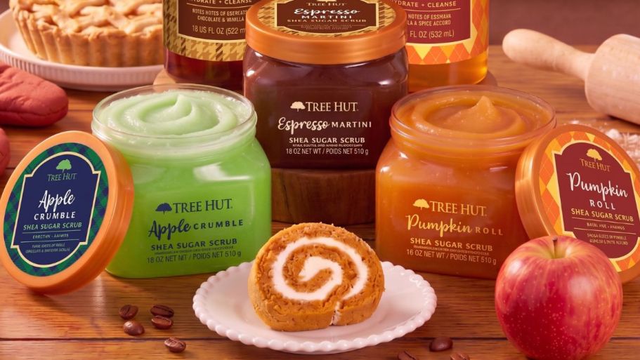 Tree Hut’s New Fall Collection Is Here With Pecan Brûlée, Apple Crumble, & More