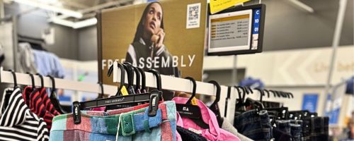 free assembly clearance clothing at Walmart