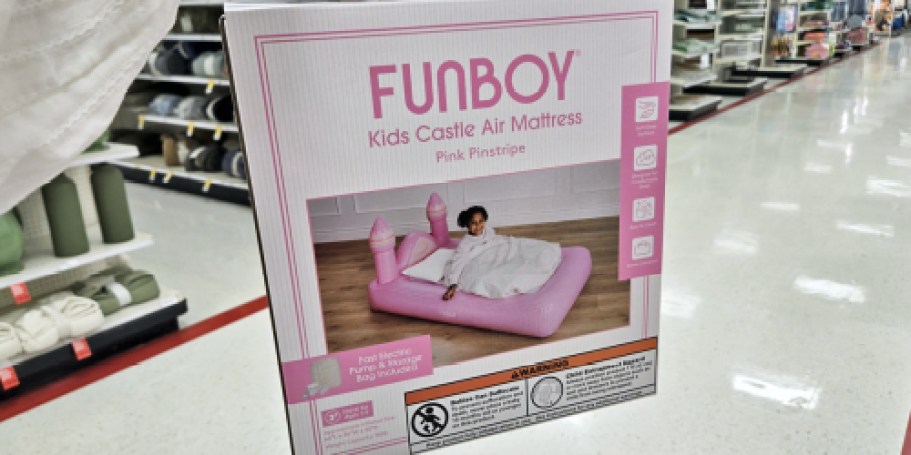 Funboy Kids Air Mattress w/ Pump Just $29.99 on Target.com (Fun for Sleepovers!)