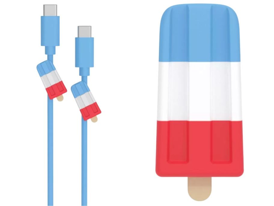 GEMS Figural Popsicle USB-C Cable and Power Bank