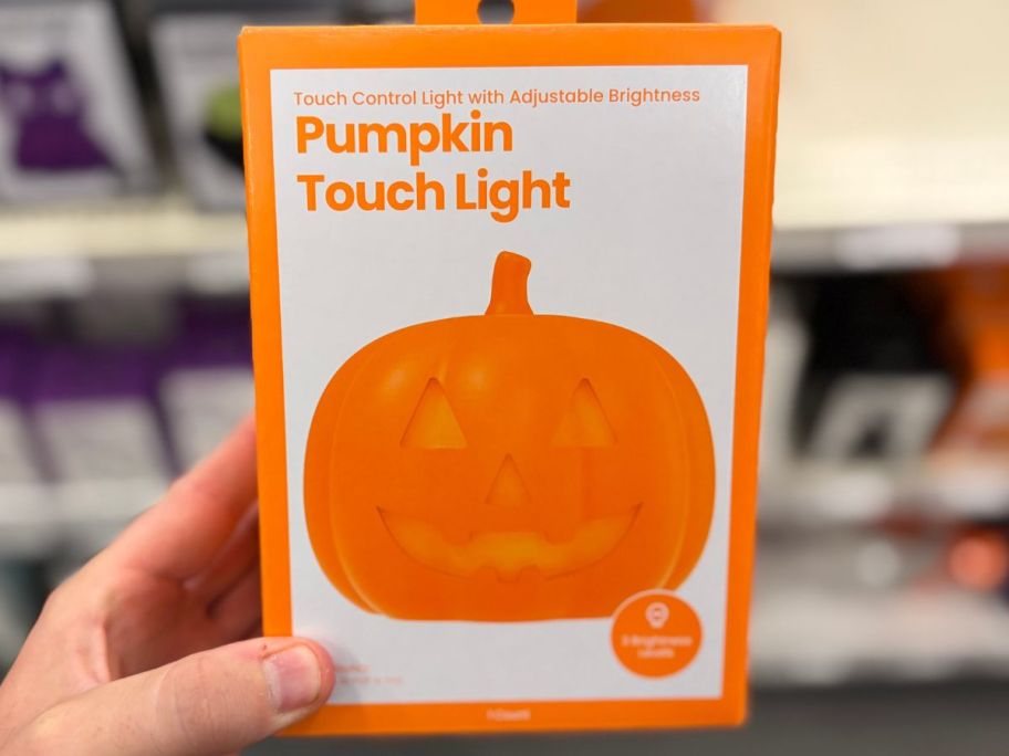 GEMS Pat Pat Light Pumpkin in hand in store