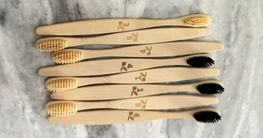 12 Bamboo Toothbrushes Just $4.69 Shipped on Amazon (39¢ Each!)