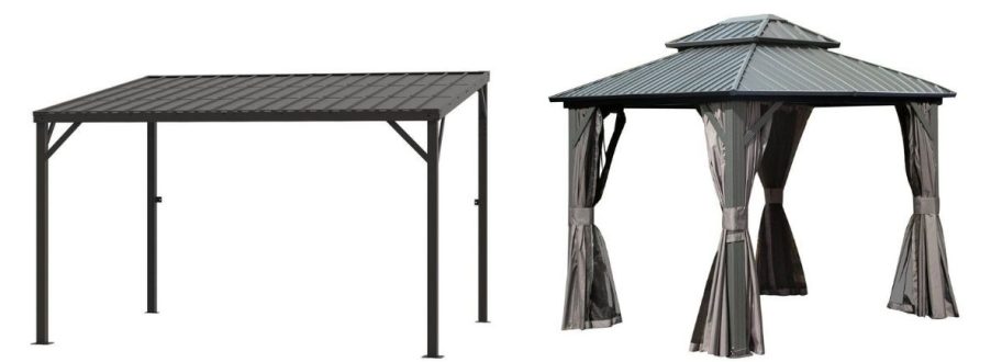 two Gazebos in different styles