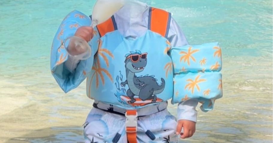 Toddler Swim Vest Floaties Only $13.99 on Amazon (Reg. $30)