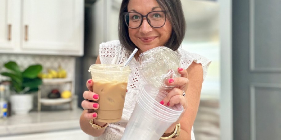Plastic Cups w/ Sip Lids 25-Pack Just $4.96 on Walmart.com (2,000 Sold Since Yesterday!)