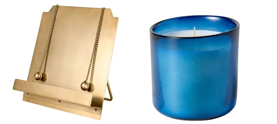 Hearth & Hand w Magnolia cookbook holder and candle