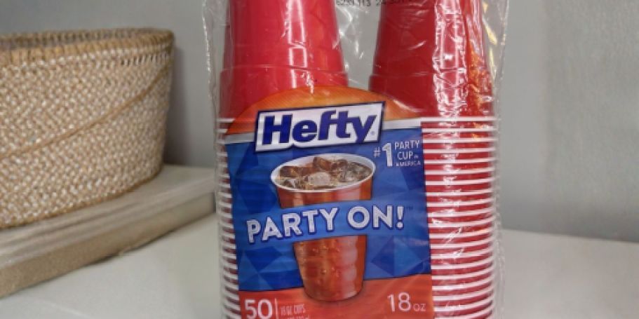 Hefty Disposable Plastic Cups 50-Pack Only $4.67 Shipped on Amazon