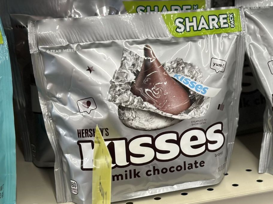 A bag of Hershey's Kisses