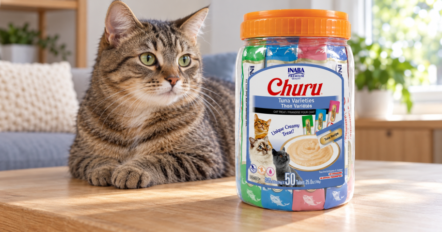 Inaba Churu Cat Treat Tubes 50-Pack Just $14.61 on Chewy.com (Reg. $50)
