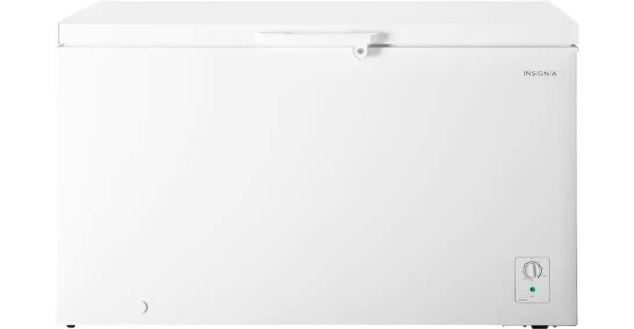 white chest freezer