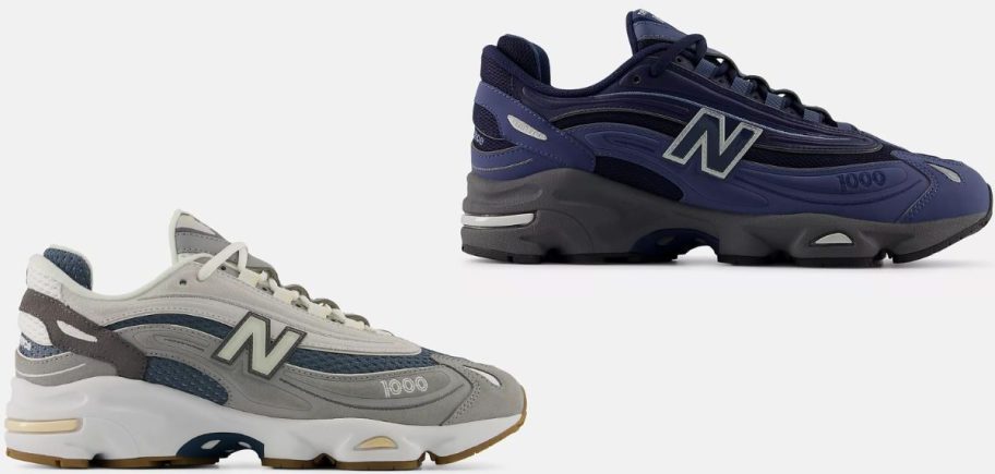 Stock images of two New balance Shoes