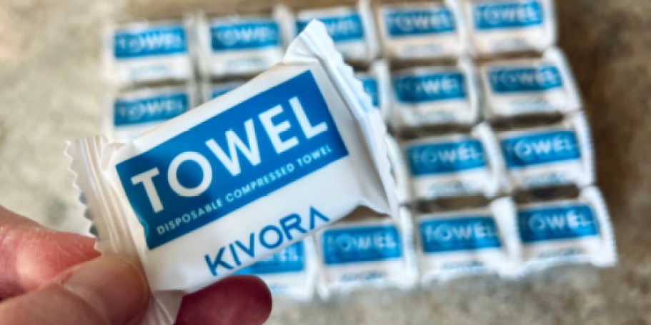 Compressed Towels 30-Pack Just $5.49 Shipped on Amazon (Perfect for Travel & Skincare)