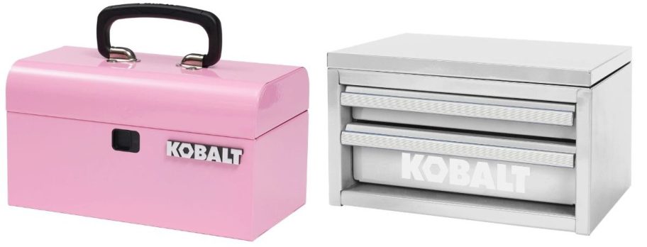 two Kobalt Mini Toolboxes