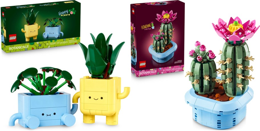 lego happy plants and cactus set