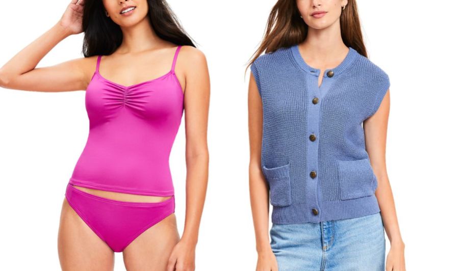 LOFT swim and sweater