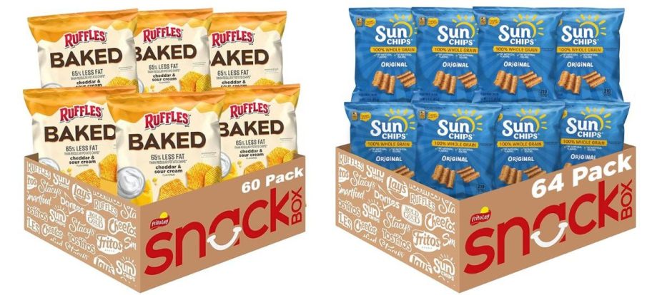 Baked lays chips 64 pack and Sunchips 64 packs