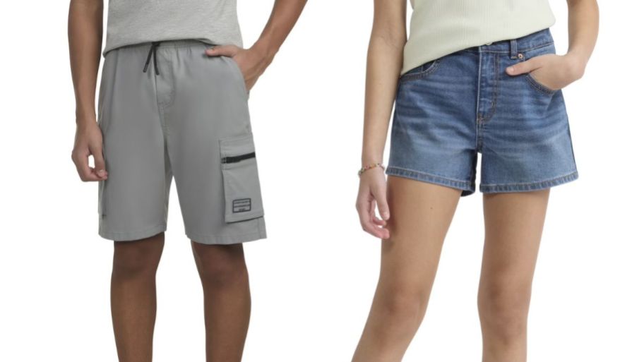 Levi shorts for boys and girls