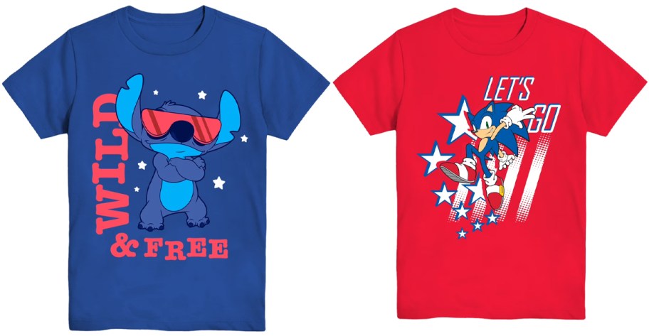 Lilo & Stitch or Sonic the Hedgehog Boys' Graphic Tee