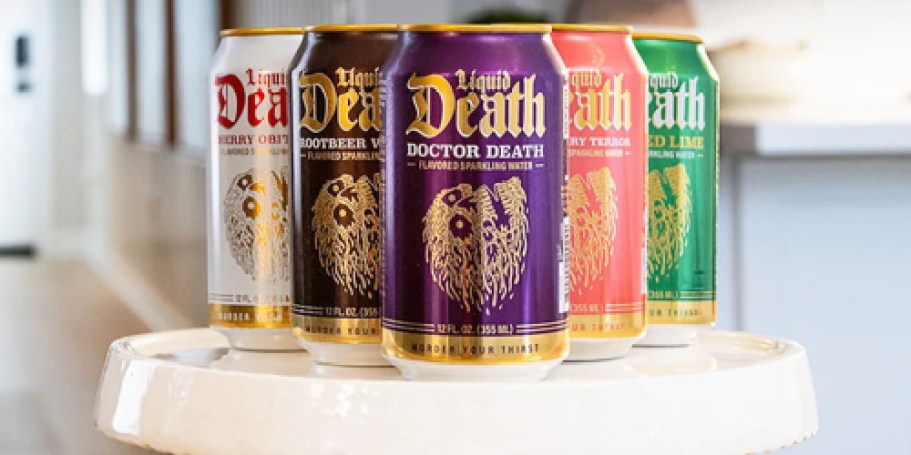 Liquid Death Flavored Sparkling Water 12-Pack Just $7 Shipped on Amazon