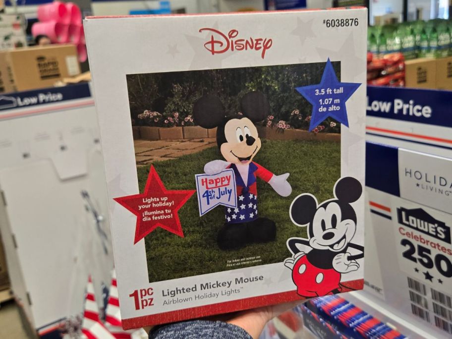 Lowe's 4th of July Mickey Mouse Inflatable