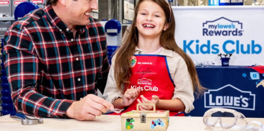 FREE Lowe’s Kids Workshop on 6/13: Register Now to Build a Mini Toy Box