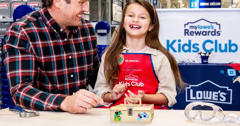 FREE Lowe’s Kids Workshop on 6/13: Register Now to Build a Mini Toy Box