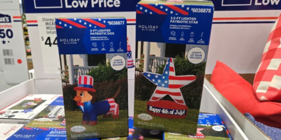 $20 Off Patriotic LED Inflatables on Lowes.com – Including Lighted Dachshund!