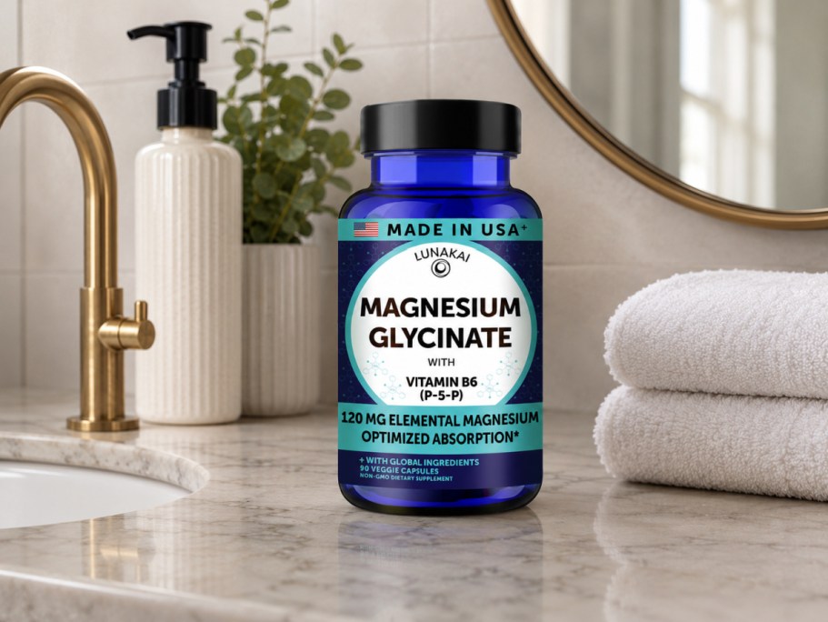 Magnesium Glycinate 90-Count Just $9.96 Shipped on Amazon | Supports Better Sleep & Relaxation