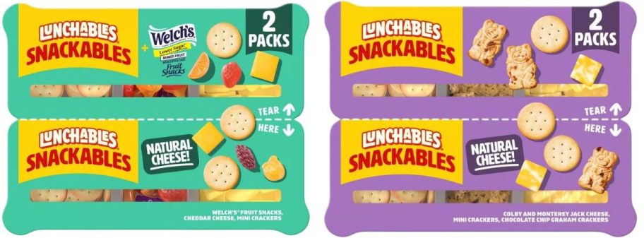 Lunchables Snackables Crackers & Cheese packs