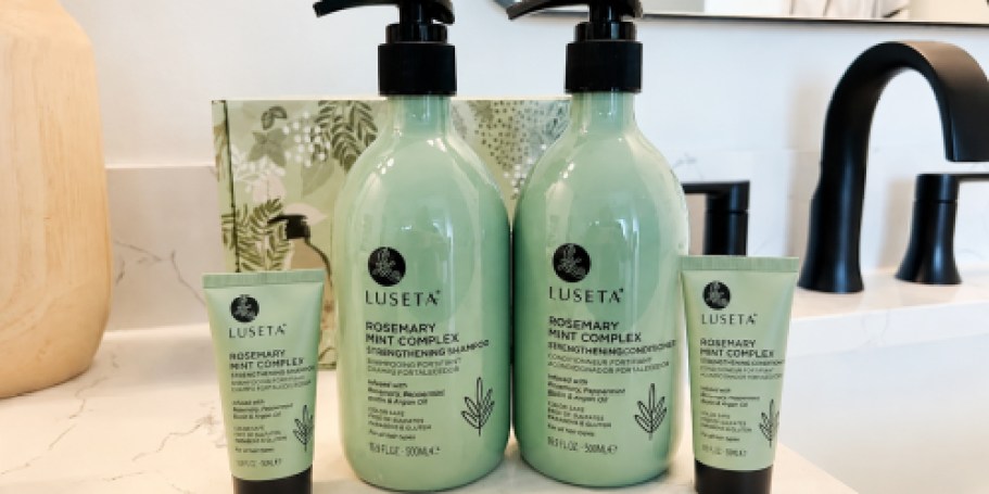 Luseta Rosemary Mint Shampoo & Conditioner 4-Piece Set Only $17.69 Shipped on Amazon