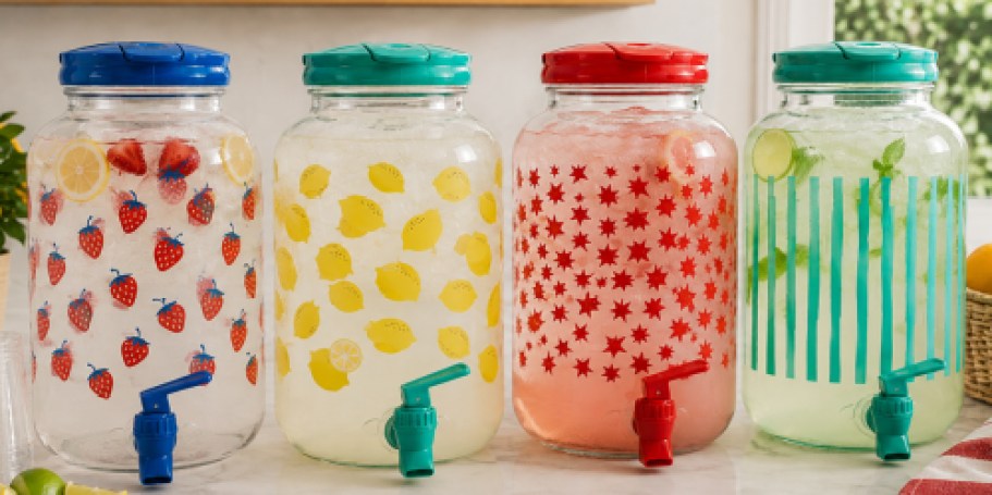 Cute Beverage Dispensers Just $4.96 on Walmart.com (Perfect for Summer Parties)
