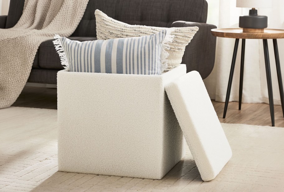 Mainstays Large Cube Storage Ottoman