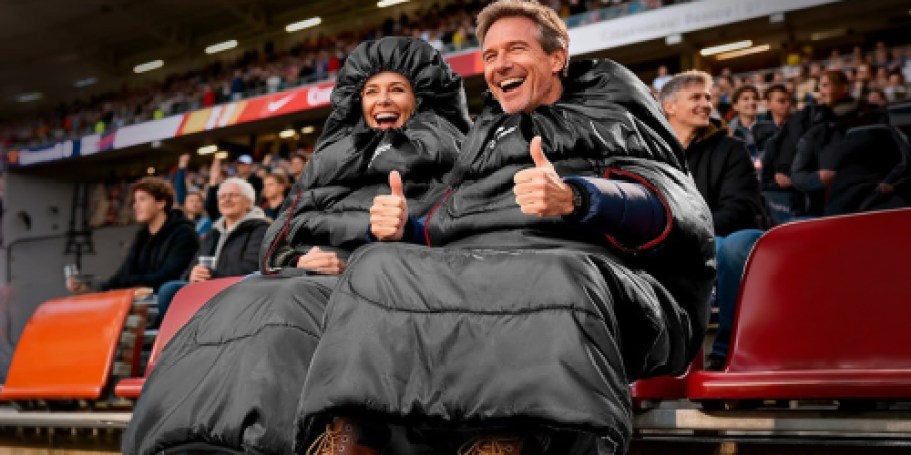 Wearable Sleeping Bag Just $22.39 on Amazon | Great for Sporting Events, Tailgates, & Camping