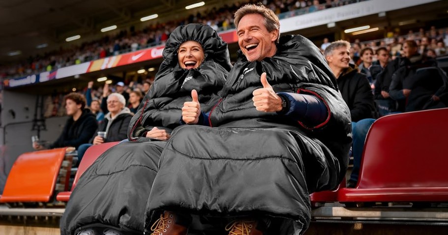 Wearable Sleeping Bag Just $22.39 on Amazon | Great for Sporting Events, Tailgates, & Camping
