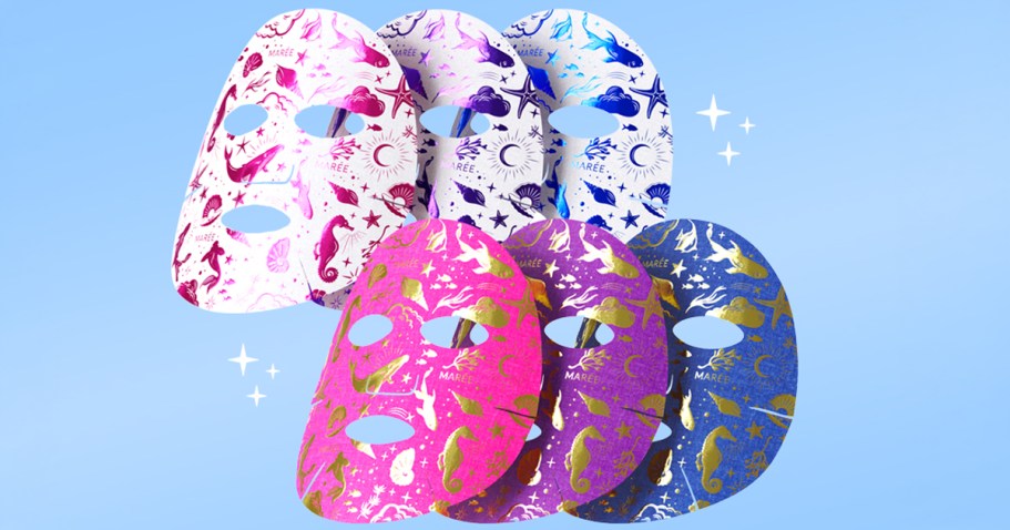 Maree Collagen Face Masks 6-Pack Only $9.49 Shipped on Amazon (Just $1.50 Each!)
