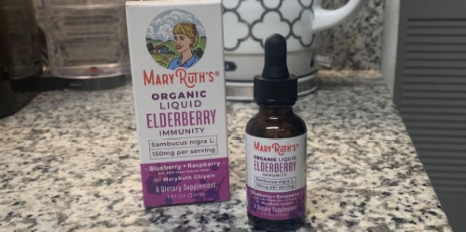 MaryRuth Organics Elderberry Liquid Drops Only $9 Shipped w/ Prime + More!