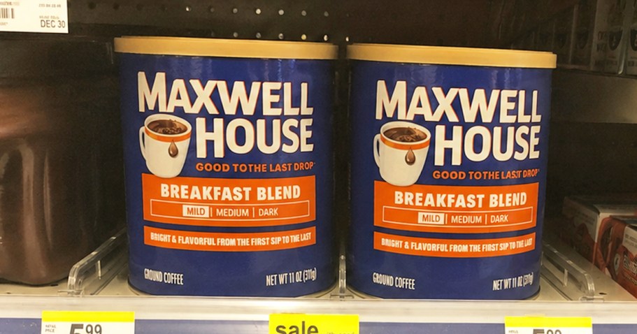 Maxwell House Ground Coffee Only $2 Shipped on Amazon