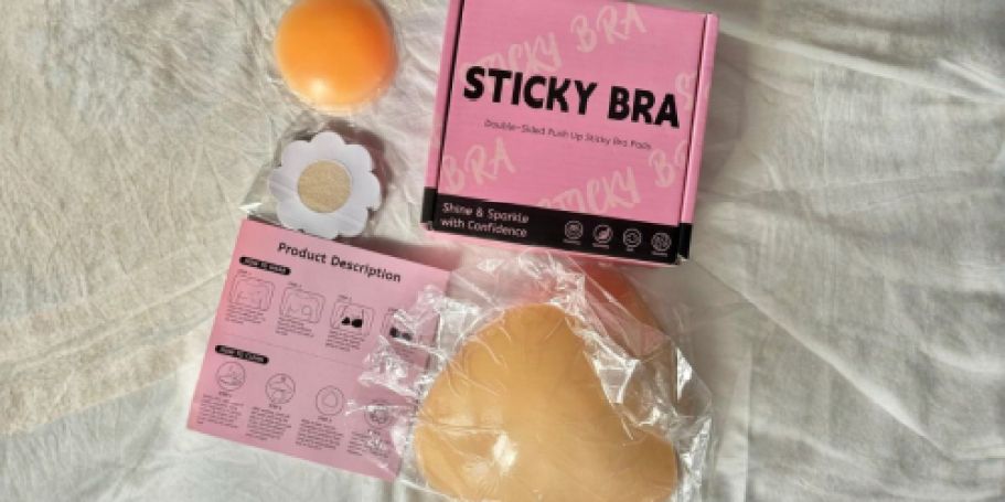 Strapless Adhesive Sticky Push-Up Bra Set Only $9.99 Shipped on Amazon