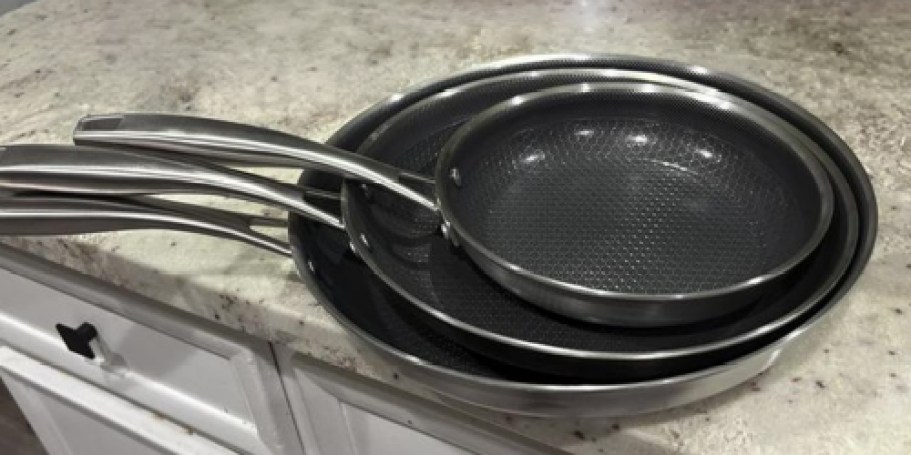 Sam’s Club Kitchen Finds | 3-Piece Hybrid Fry Pan Set Only $59.97!