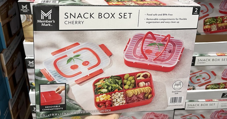 Sam’s Club Kitchen & Dining Sale | Cute Snackle Box 2-Pack Only $9.98