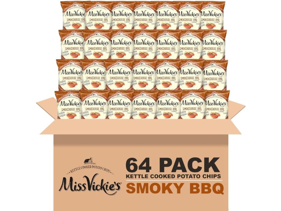 Miss vickies chips inside of their box