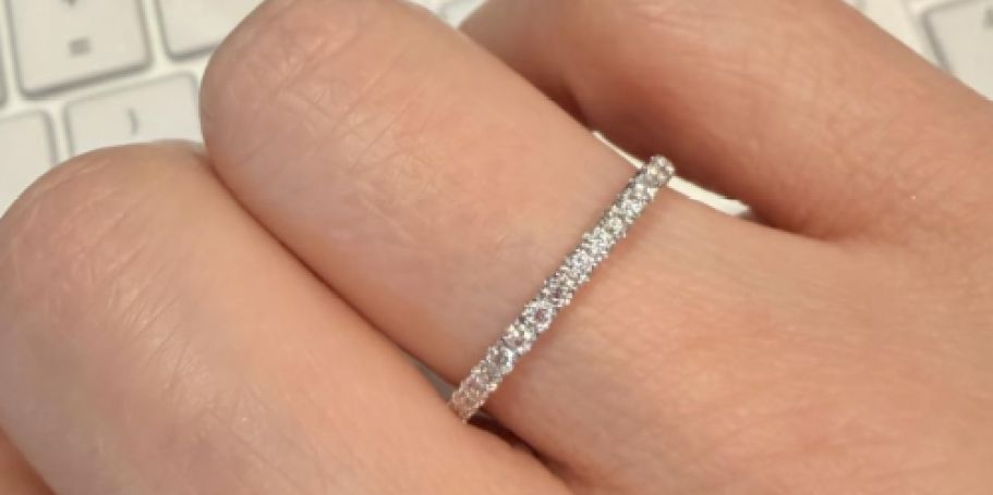 Moissanite Wedding Band Just $12.94 Shipped on Amazon (Reg. $37)