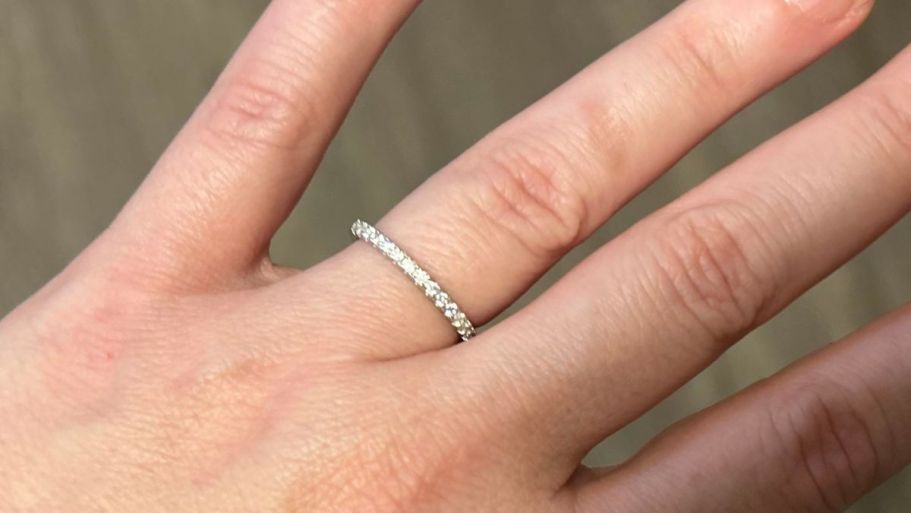Moissanite Wedding Band Just $12.94 Shipped on Amazon (Reg. $37)