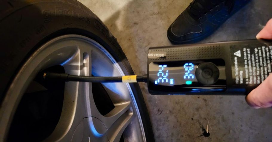 Portable Air Compressor Just $15.98 Shipped on Amazon (Reg. $60)